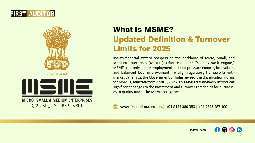 What Is MSME? Updated Definition & Turnover Limits for 2025